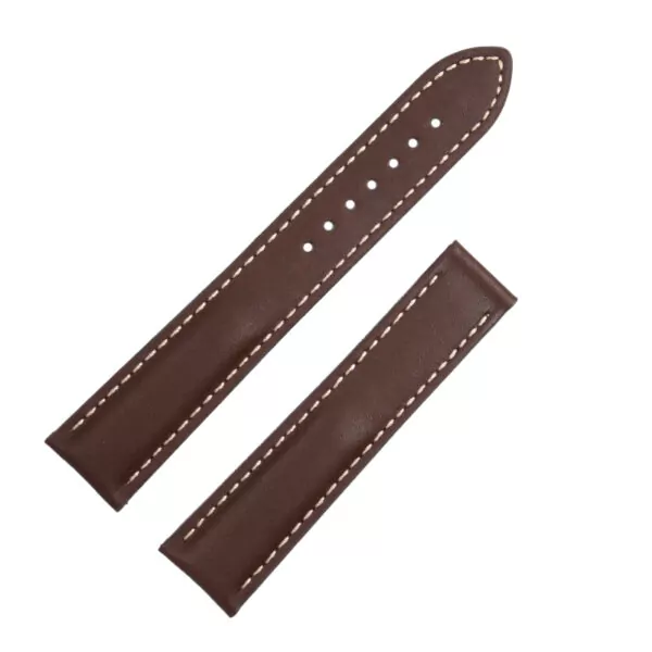 Dark Brown No_cinturini-in-vera-pelle-bovina-napa-fran_variants-1 Dark Brown Strap Bracelet for Omega Seamaster 300, DeVille, Speedmaster In Calf Leather - 20, 21mm