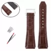 Genuine_Alligator_Leather_Strap_for_New_Zenith_Defy_22-23mm_18 Brown Leather Strap for Zenith Defy in Genuine Crocodile Leather