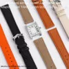 Grained Calf leather Strap Bracelet for Cartier Tank Ronde Toll Free2 Taupe Tanned Leather Strap for Cartier with Quick-Release – 4 Sizes