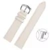 Grained Calf leather Strap Bracelet for Cartier Tank Ronde Toll Free21 White Tanned Leather Strap for Cartier with Quick-Release – 4 Sizes