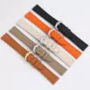 Grained Calf leather Strap Bracelet for Cartier Tank Ronde Toll Free3 Taupe Tanned Leather Strap for Cartier with Quick-Release – 4 Sizes