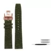 Green RG Folding_bracelet-en-cuir-pour-montre-longines-iw_variants-17 Green Strap Band for Longines Hydro Conquest, Heritage, Master In Nylon 20, 21, 22mm