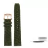 Green RG pin_bracelet-en-cuir-pour-montre-longines-iw_variants-8 Green Strap Band for Longines Hydro Conquest, Heritage, Master In Nylon 20, 21, 22mm