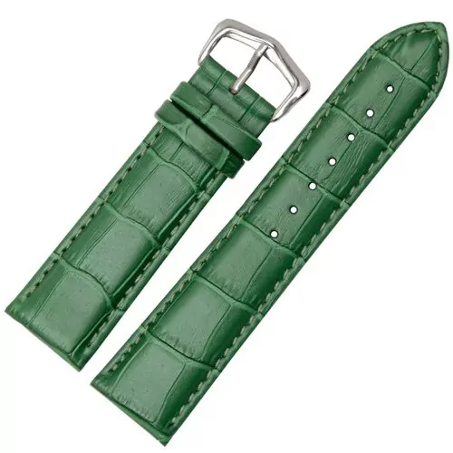 Green_peiyi-bracelet-de-montre-en-cuir-de-ve_variants-6 Green Leather Strap for Cartier Tank in Crocodile Grain – 7 Sizes