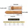 H62052fe52697488d84ae288c0b330ebeM Distressed Beige Universal Leather Watch Strap in Calf Leather - 20, 22mm