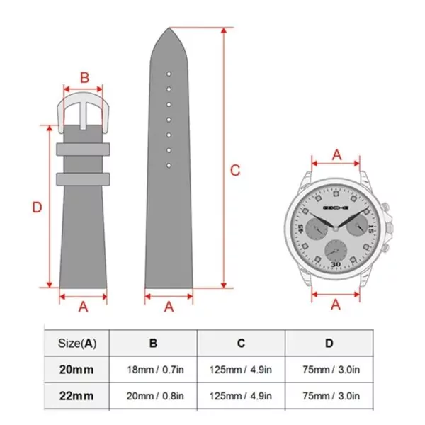 HTB1.hZ.hpzqK1RjSZFCq6zbxVXaW Light Brown Universal Leather Watch Strap in Calf - 18,20,22mm