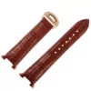 Leather-Strap-Bracelet-For-New-pasha-With-Quick-release-15 Brown Strap Cartier Pasha Quick Release in Genuine Crocodile Leather 19x12mm
