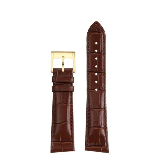 Leather_Strap_for_Hamilton_Ventura_11 Brown Strap Bracelet for Hamilton Ventura in Cowhide Leather- 21mm