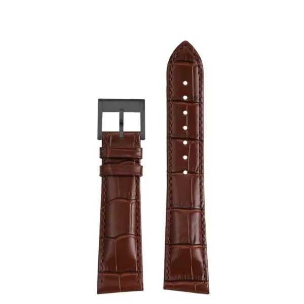 Leather_Strap_for_Hamilton_Ventura_14 Brown Strap Bracelet for Hamilton Ventura in Cowhide Leather- 21mm