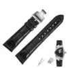 Leather_Strap_for_Hamilton_Ventura_19 Black Strap Bracelet for Hamilton Ventura in Cowhide Leather- 21mm