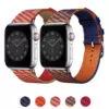 Nylon-Strap-Bracelet-for-Apple-iWatch-Hermes-4 Blue & Black Nylon Strap Band for iWatch Apple by Hermes