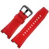 P01-Red white-black_bracelet-de-montre-en-nylon-pour-hommes_variants-9 Red & White Strap Band for Casio GST Series in Genuine Leather - 26mm
