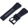 P4WH11476a01ce574310b90baf3a6609bec34 Black Rubber Strap for BR01/BR03/BR-X1 Bell & Ross 34x24mm