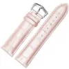 Pink_peiyi-bracelet-de-montre-en-cuir-de-ve_variants-7 Pink Leather Strap for Cartier Tank in Crocodile Grain – 7 Sizes