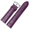 Purple_peiyi-bracelet-de-montre-en-cuir-de-ve_variants-8 Purple Leather Strap for Cartier Tank in Crocodile Grain – 7 Sizes