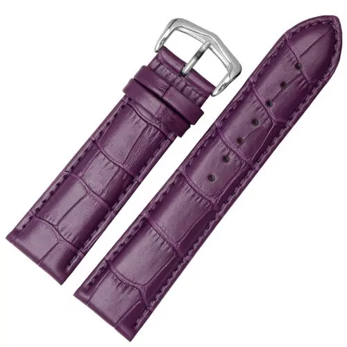 Purple_peiyi-bracelet-de-montre-en-cuir-de-ve_variants-8 Purple Leather Strap for Cartier Tank in Crocodile Grain – 7 Sizes