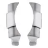 ROPXX-8 copy 4 Middle Polished End Links for Rolex New Submariner, GMT, Daytona, Datejust Stainless Steel- 3 sizes