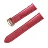 Red gold buckle_leather-strap-lychee-pattern-soft-leathe_variants-22 Red Bracelet for Cartier Tank in Pebbled Calf Leather – 7 Sizes