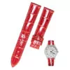 Red_fuyijia-bracelet-de-montre-personnalis_variants-5 Red Strap For Jaeger-LeCoultre Rendez-vous In Genuine Crocodile Leather Skin Band- 6 sizes