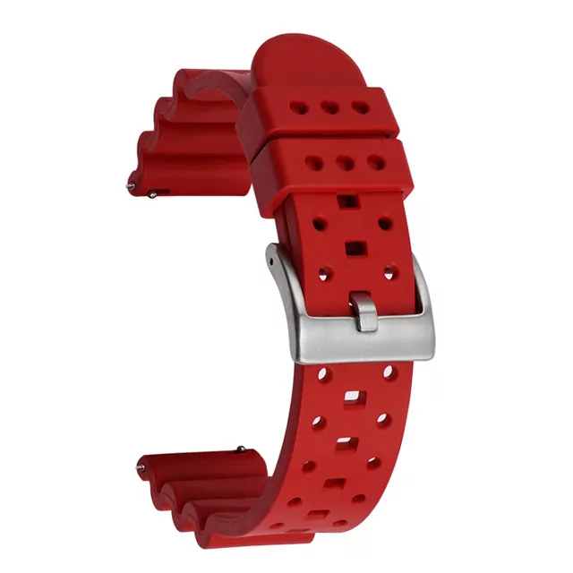 Rouge_bracelet-a-degagement-rapide-pour-montre_variants-3 Red Strap for Seiko Diver Quick Release System In Rubber - 20,22,24mm