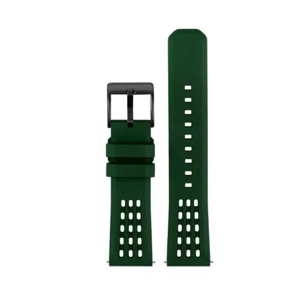Rubber Strap Bracelet for Breitling Colt_8 Green Rubber for Breitling Colt, Super Ocean, Avengers - 20, 22mm