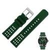 Rubber Strap Bracelet for Breitling Colt_9 Green Rubber for Breitling Colt, Super Ocean, Avengers - 20, 22mm