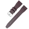 Rubber Strap Bracelet for IWC Pilot Toll Free_5 Brown Rubber Strap Band for IWC Pilot Portofino - 3 sizes