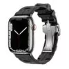 Rubber-Strap-For-iWatch-Apple-Hermes-1 Black Single Tour Rubber Band for Apple iWatch Series