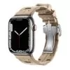 Rubber-Strap-For-iWatch-Apple-Hermes-14 Khaki Single Tour Rubber Band for Apple iWatch Series