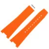 Rubber-strap-for-Bell-Ross-BR05-20 Orange Rubber Strap Bracelet for Bell Ross for BR05 - 2 Sizes