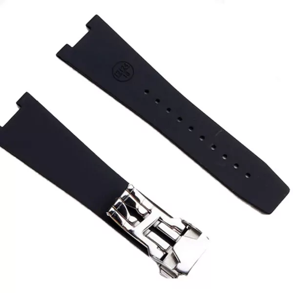 Rubber-strap-for-Bell-Ross-BR05-5 copy Black Rubber Strap Bracelet for Bell Ross for BR05 - 2 Sizes