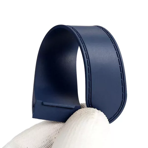 Rubber_Strap_for_Cartier_Santos_100_XL_1 Blue Rubber Strap Bracelet for Cartier Santos 100 XL & Chronograph