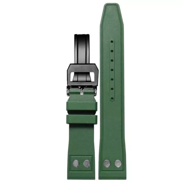 Rubber_Strap_for_IWC_Pilot_Top_Gear_Portugeiser_15 Green Rubber Strap Band for IWC Big Pilot Portofino - 3 sizes