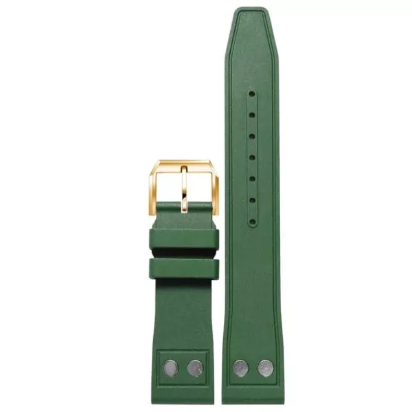 Rubber_Strap_for_IWC_Pilot_Top_Gear_Portugeiser_25 Green Rubber Strap Band for IWC Big Pilot Portofino - 3 sizes