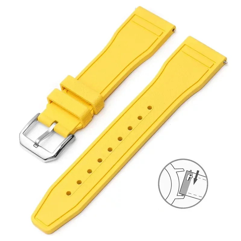 Rubber_Strap_for_IWC_Pilot_Top_Gear_Portugeiser_9 Yellow Rubber Strap Band for IWC Pilot Portofino - 3 sizes