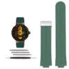 Rubber_Strap_for_Louis_Vuitton_Tambour_10 Green Rubber Strap for Louis Vuitton Tambour 21x12mm