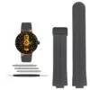 Rubber_Strap_for_Louis_Vuitton_Tambour_13 Gray Rubber Strap for Louis Vuitton Tambour 21x12mm