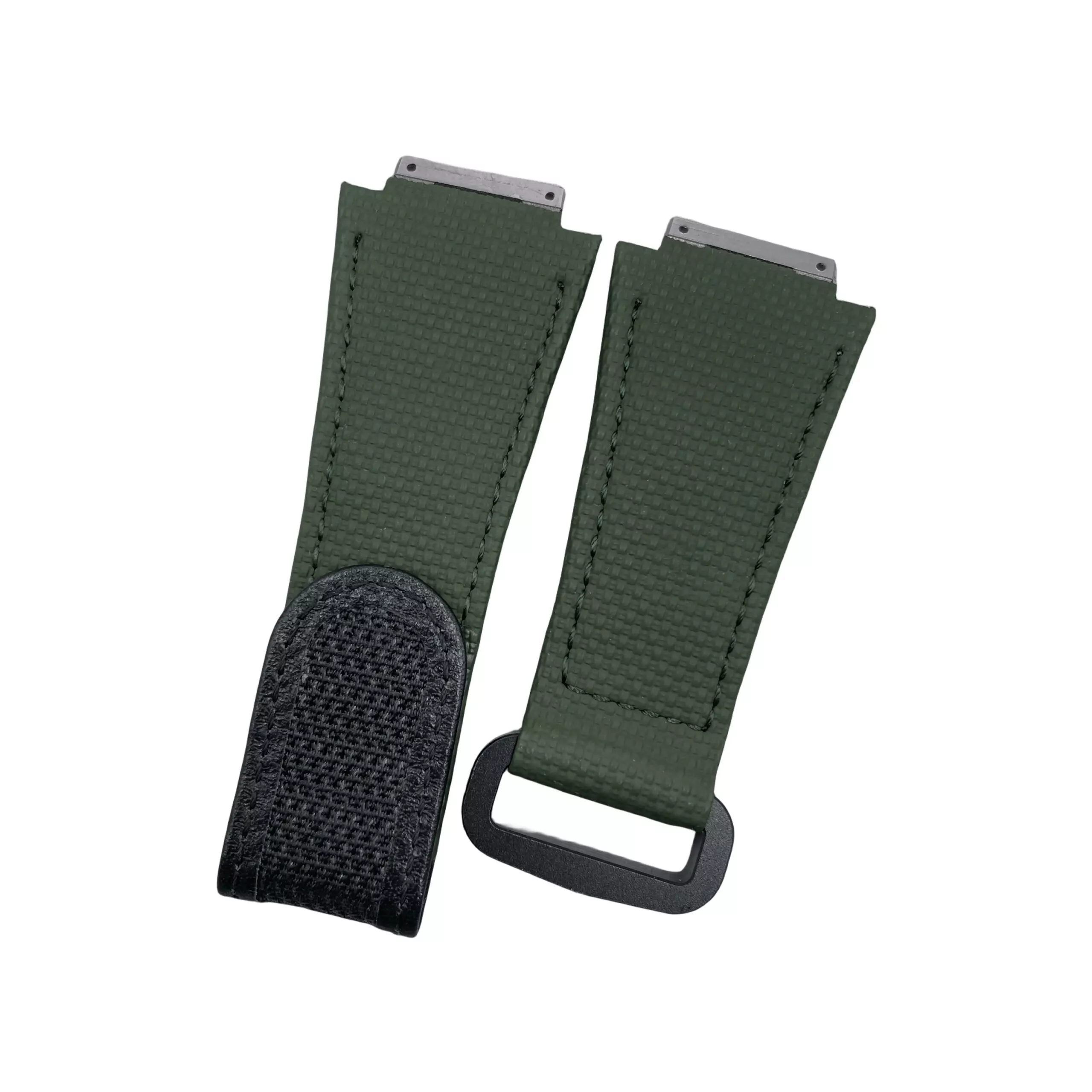 Rubber_Strap_for_Richard_Mille_Nylon_20 Olive Green Nylon Strap for All Richard Mille - RM011, RM030, RM010, RM055...