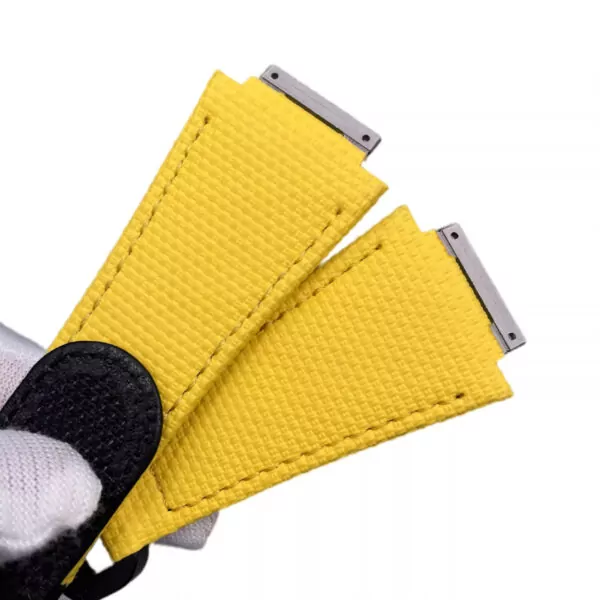 Rubber_Strap_for_Richard_Mille_Nylon_77 Yellow Nylon Strap for All Richard Mille - RM011, RM030, RM010, RM055...