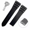 Rubber_Straps_for_New_Santos_Quick-release_with_screws-1 copyV2 Black Rubber Strap Band with Screws for New Santos Cartier Quick Switch