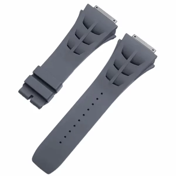 Rubber_strap-For-Richard_Mille_RM11_V2_14 Grey Rubber Strap for Genuine Richard Mille RM011