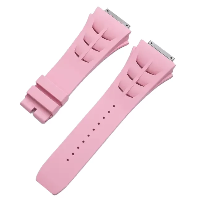 Rubber_strap-For-Richard_Mille_RM11_V2_16 Pink Rubber Strap for Genuine Richard Mille RM011