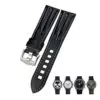 Silver_20-21-mm-haute-qualite-bracelet-de-montre_variants-2 Black Strap Bracelet for Omega Planet Ocean, Seamaster 300, Speedmaster In Calf Leather