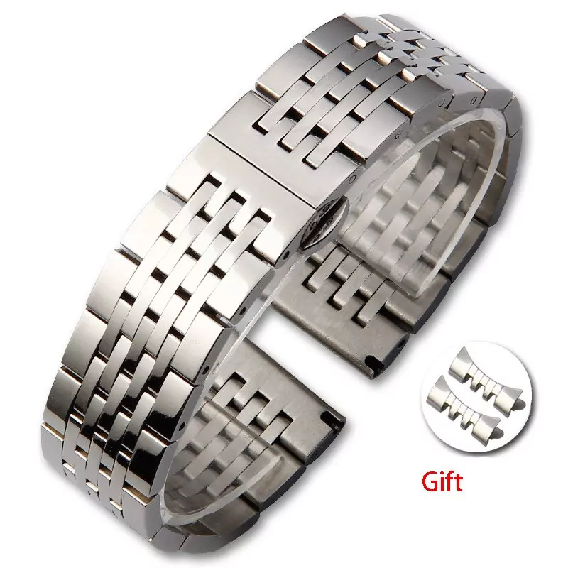 Silver_bracelet-de-montre-t-41-en-acier-inoxydab_variants-5 Strap Bracelet for Tissot 1853, T41, T17, Stainless Steel