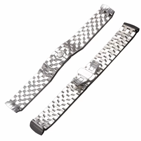 Steel_Strap_Bracelet_for_Franck_Muller_Casablanca_in_22mm_2 Silver Strap Bracelet for Franck Muller Casablanca in Stainless Steel - 22mm