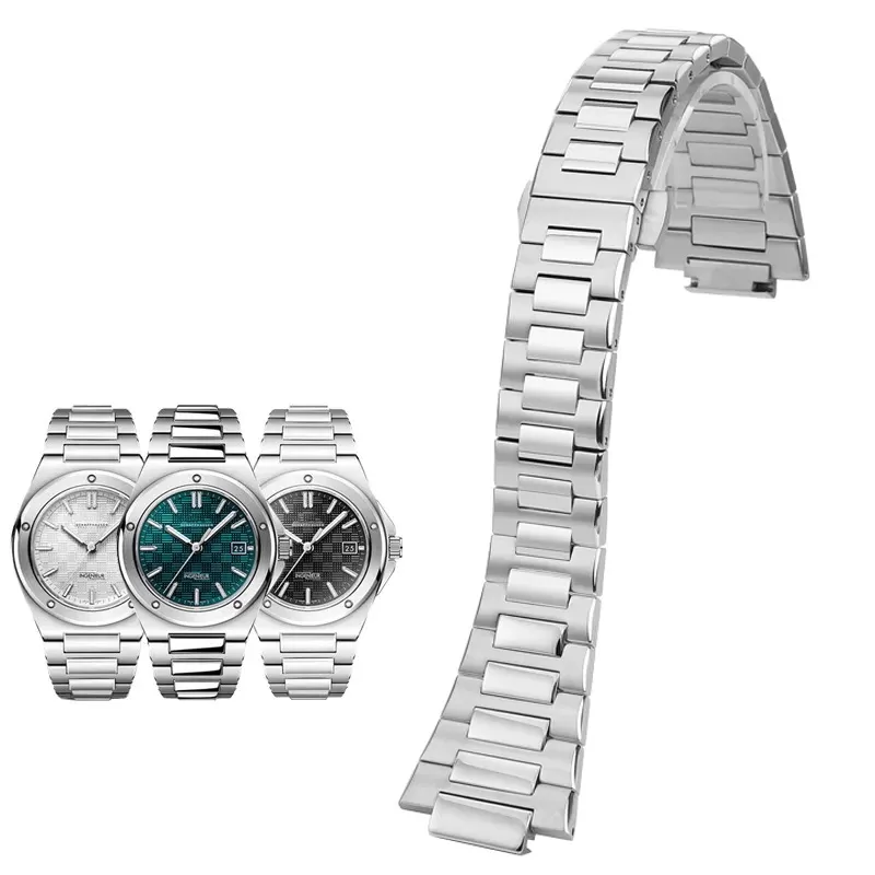 Silver Strap Bracelet for IWC Ingenieur in Stainless Steel 28mm