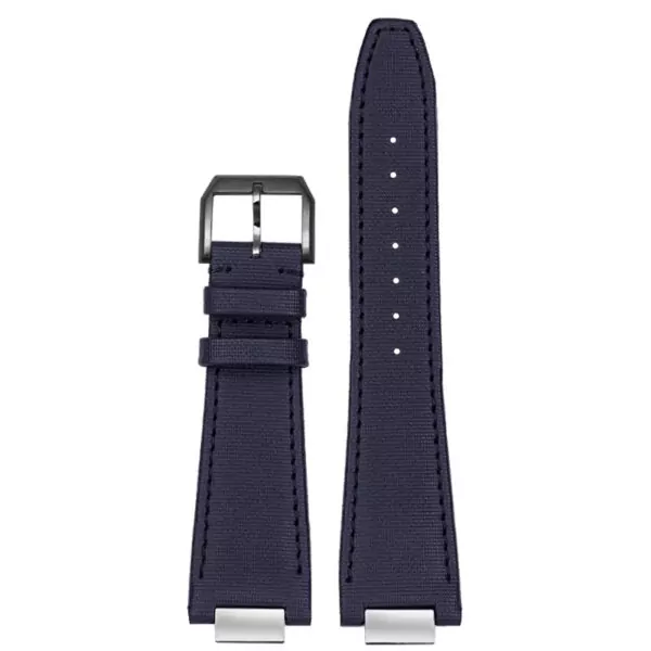 Strap_Bracelet_for_IWC_Ingenieur_In_nylon_with_endlink_21 Blue Nylon Strap Bracelet for IWC Ingenieur - 24x13.5mm