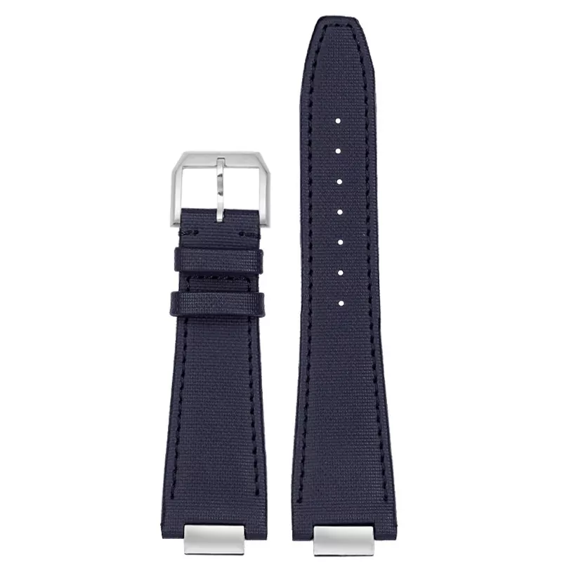 Blue Nylon Strap Bracelet for IWC Ingenieur - 24x13.5mm - Image 2