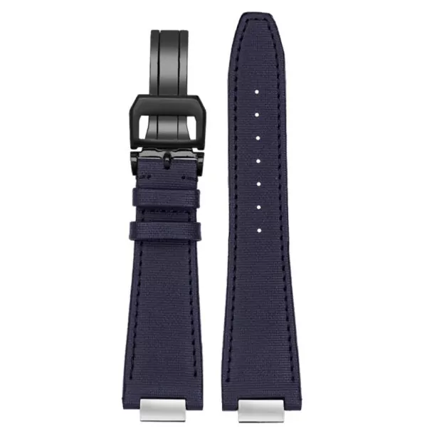 Strap_Bracelet_for_IWC_Ingenieur_In_nylon_with_endlink_4 Blue Nylon Strap Bracelet for IWC Ingenieur - 24x13.5mm