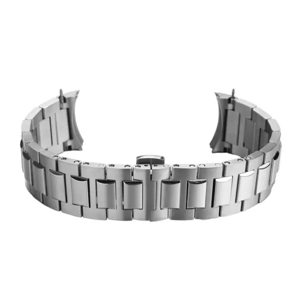 Strap_Bracelet_for_IWC_Portugieser_In_Steel_3 Silver Strap Bracelet for IWC Portugieser in Stainless Steel 20mm